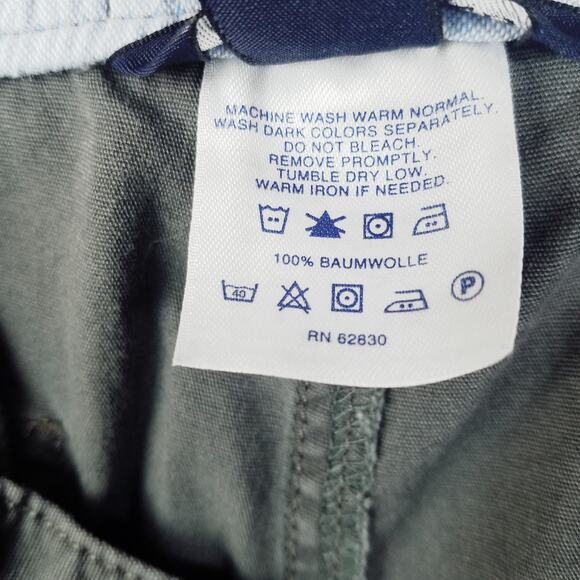 Lands' End Womens Gray Canvas Shorts Size 6 - Picture 4 of 11